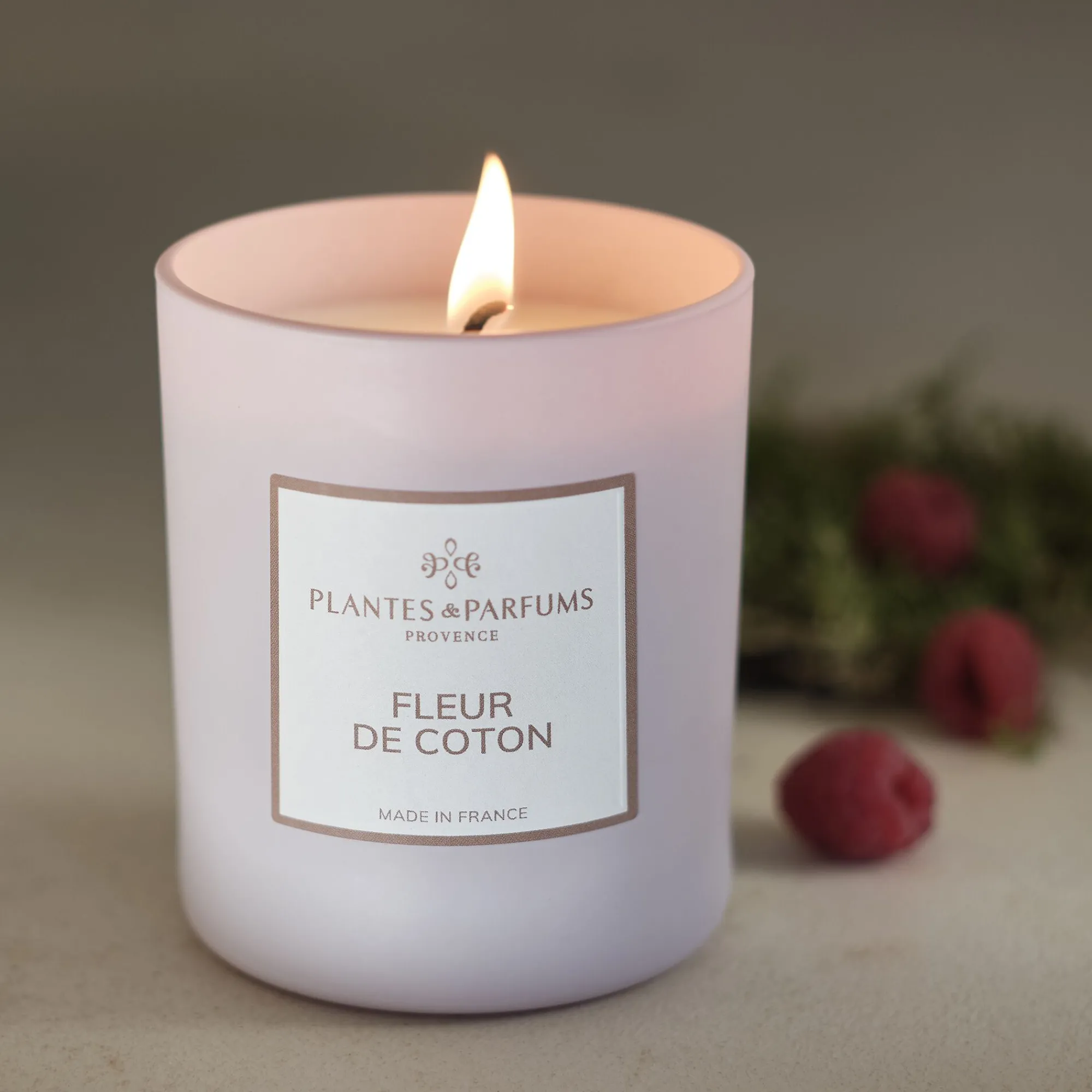 alinea Bougie*Bougie parfumée senteur Fleur de Coton 180g