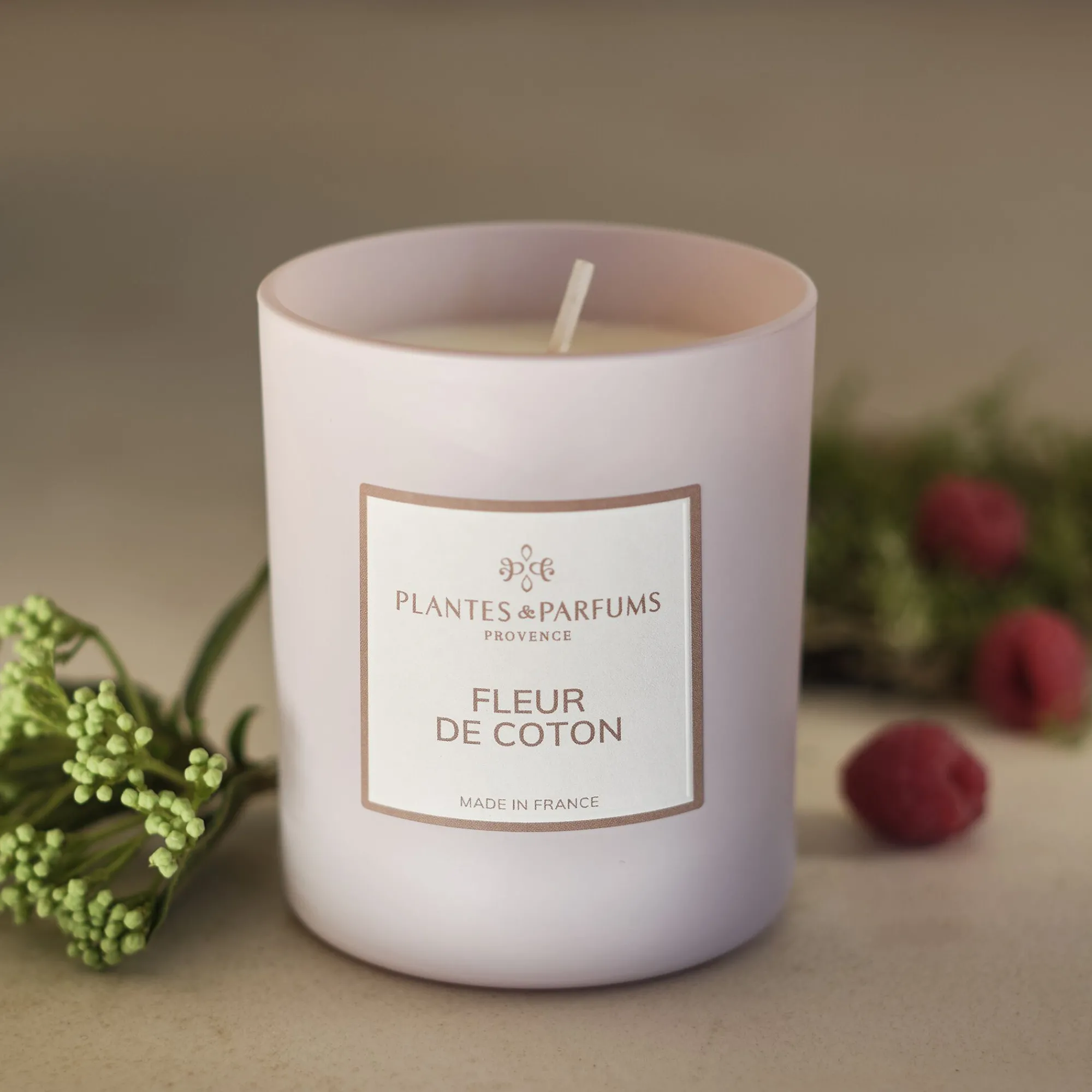 alinea Bougie*Bougie parfumée senteur Fleur de Coton 180g
