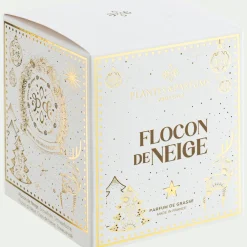 alinea Bougie*Bougie parfumée senteur Flocon de Neige 180g Doré