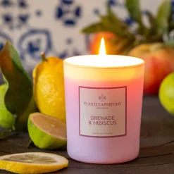 alinea Bougie*Bougie parfumée senteur Grenade Hibiscus 180g