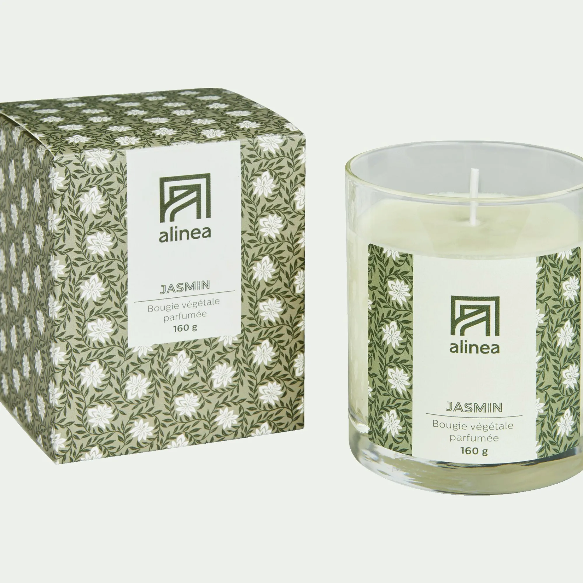 alinea Bougie*Bougie parfumée senteur Jasmin 160g