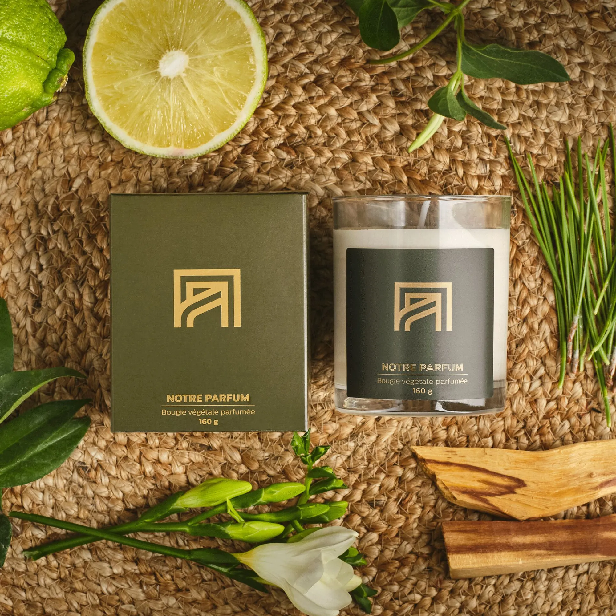 alinea Bougie*Bougie parfumée senteur Notre Parfum 160g