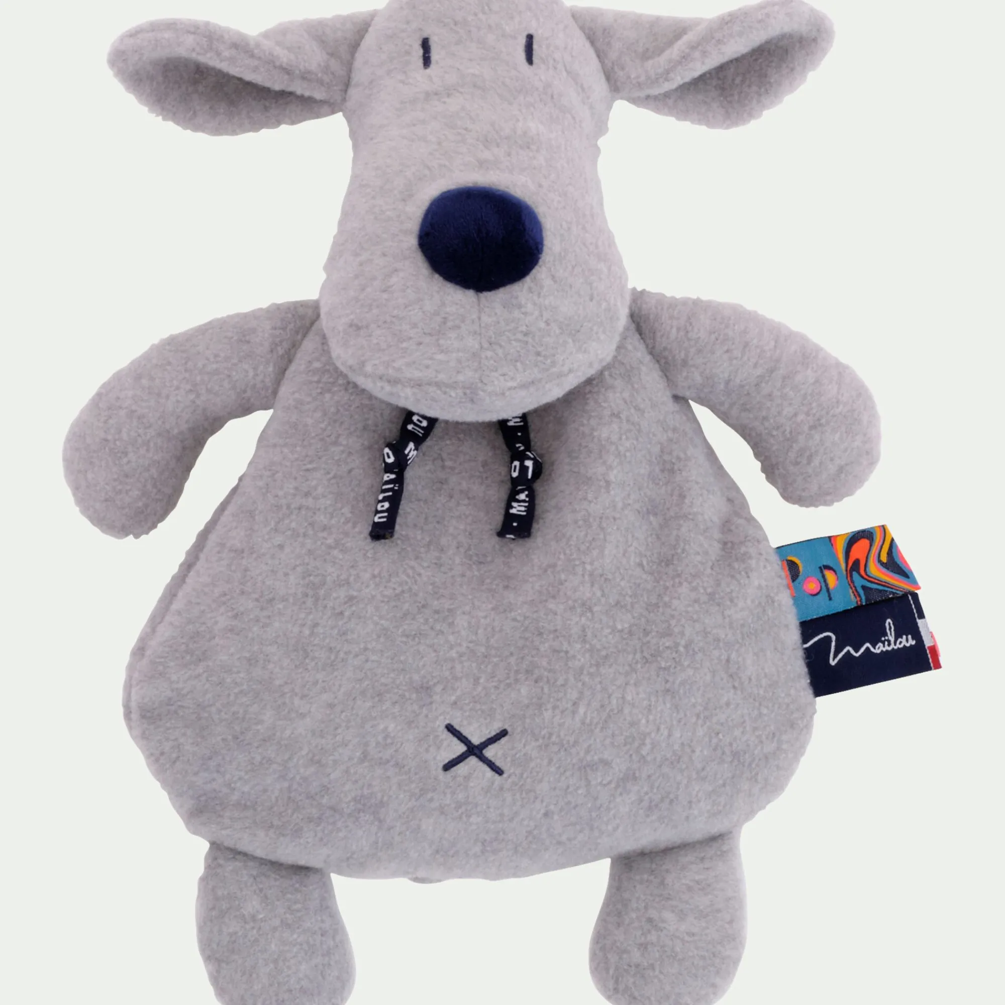 alinea Matelas Enfant|Peluche*Bouillote les pops bebel le mouton - gris H30cm