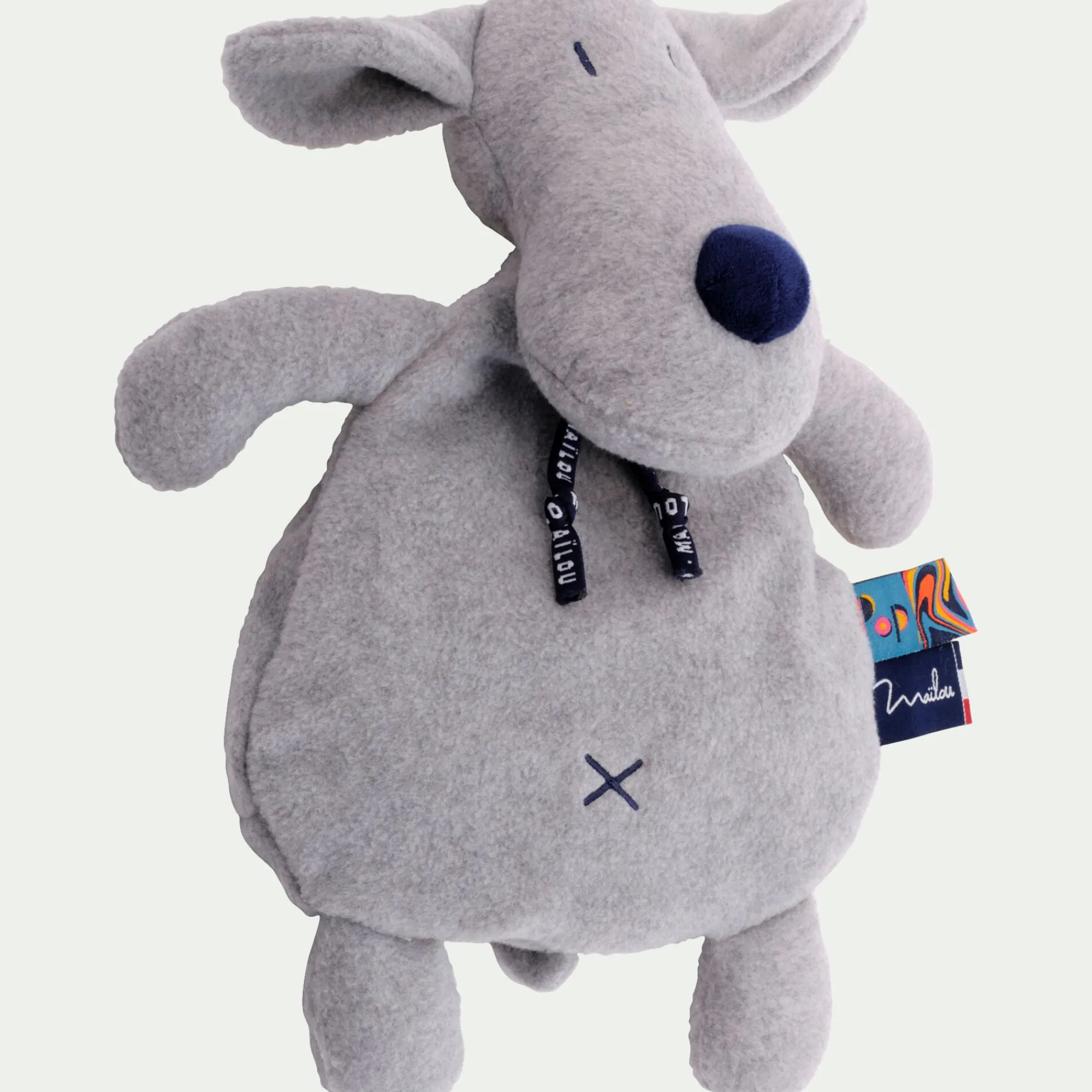 alinea Matelas Enfant|Peluche*Bouillote les pops bebel le mouton - gris H30cm