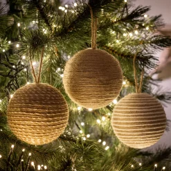 alinea Boule De Noël*Boule de noël D10cm - (modèle aléatoire) Naturel