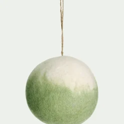 alinea Boule De Noël*Boule de Noël en laine D9cm (couleur aléatoire)