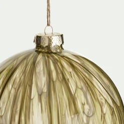alinea Boule De Noël*Boule de Noël en verre D15cm - Vert