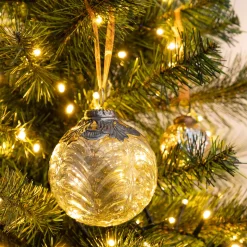 alinea Boule De Noël*Boule de Noël en verre D10cm - Transparent