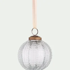 alinea Boule De Noël*Boule de Noël en verre D7,5cm - Transparent