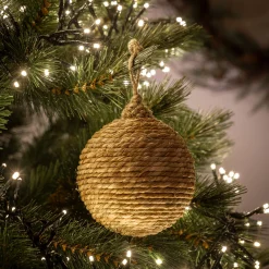 alinea Boule De Noël*Boule de Noël tressée en plastique recyclé D10cm - Naturel