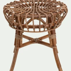 alinea Bout De Canapé*Bout de canapé en rotin D44xH41cm - Naturel