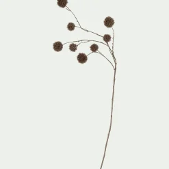 alinea Plante Artificielle|Vase Et Branchage De Noël*Branchage de Noël artificiel de chardon L114cm - naturel