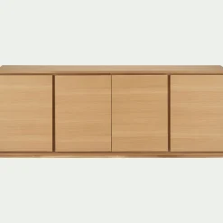 alinea Buffet De Salle À Manger|Buffet*Buffet bas en bois 4 portes - naturel Bois clair