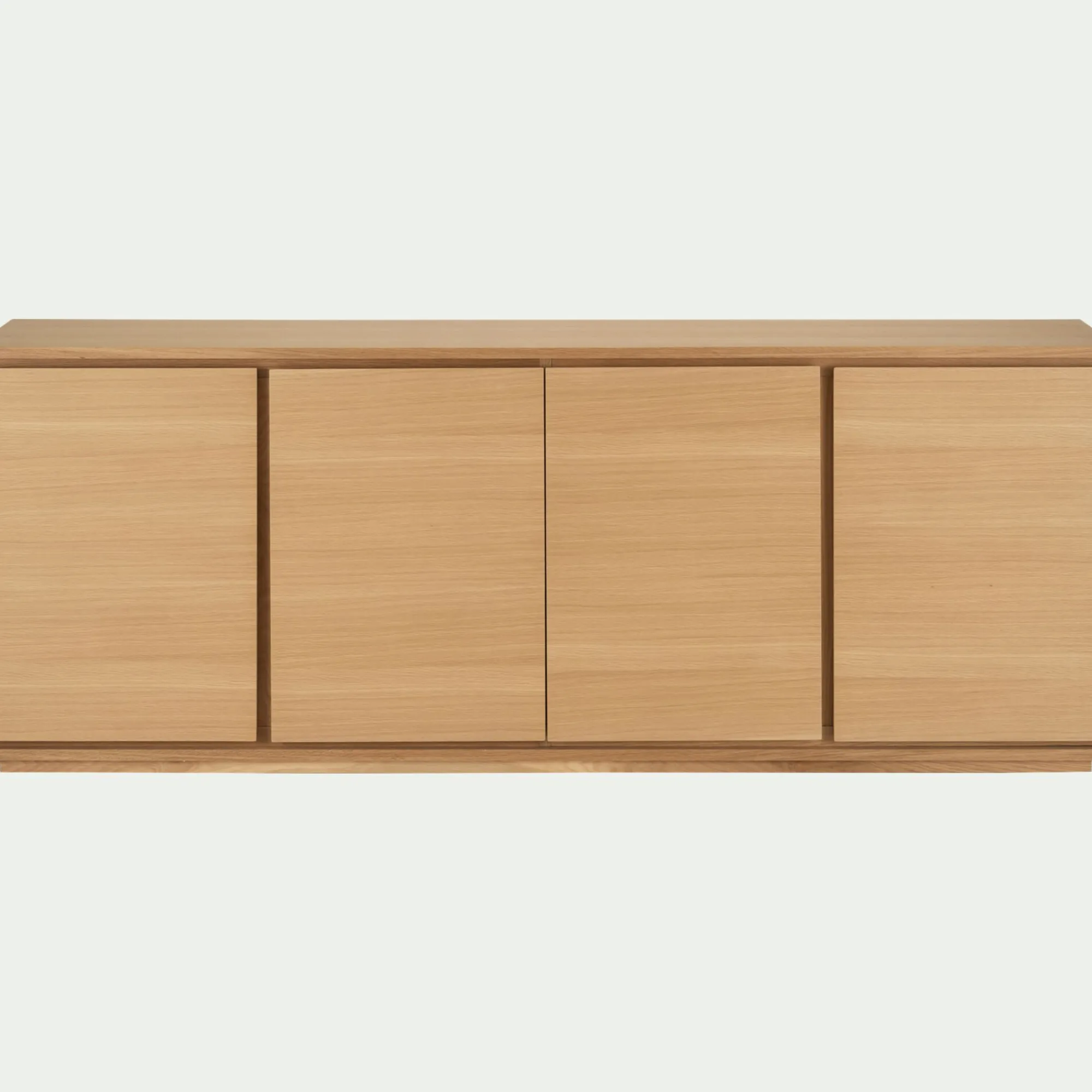 alinea Buffet De Salle À Manger|Buffet*Buffet bas en bois 4 portes - naturel Bois clair