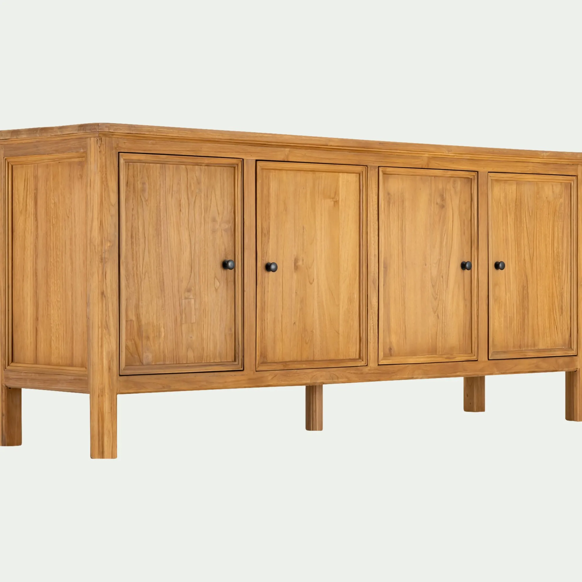 alinea Buffet De Salle À Manger|Buffet*Buffet bas en teck recyclé - Bois clair