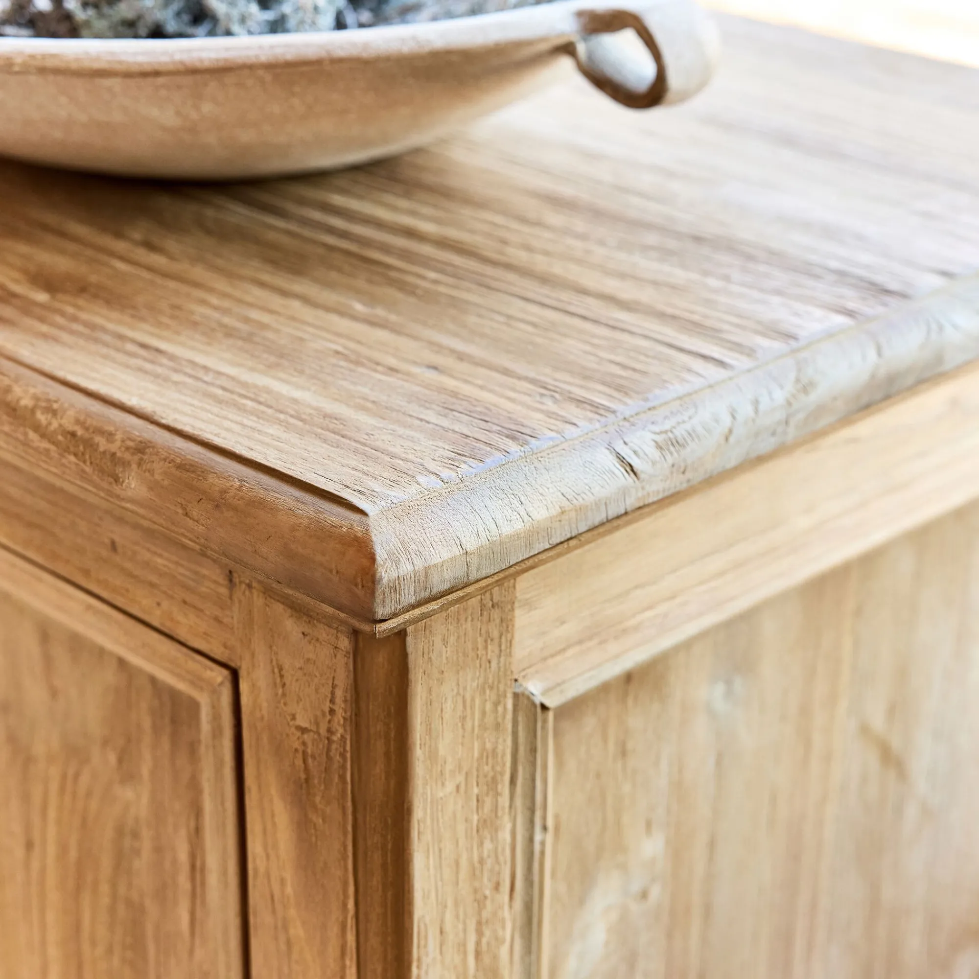 alinea Buffet De Salle À Manger|Buffet*Buffet bas en teck recyclé - Bois clair