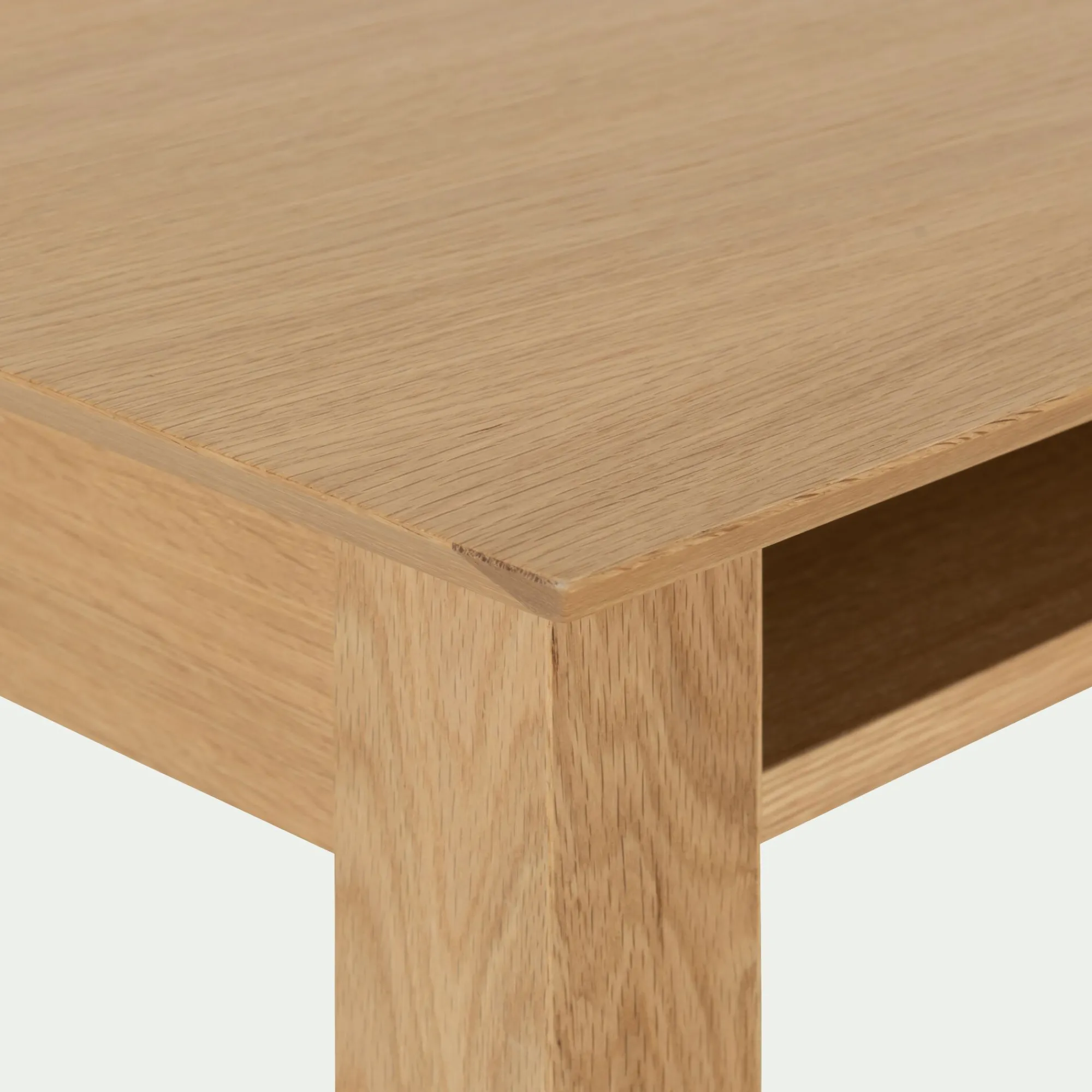 alinea Bureau*Bureau avec tiroir en bois L140cm - Bois clair