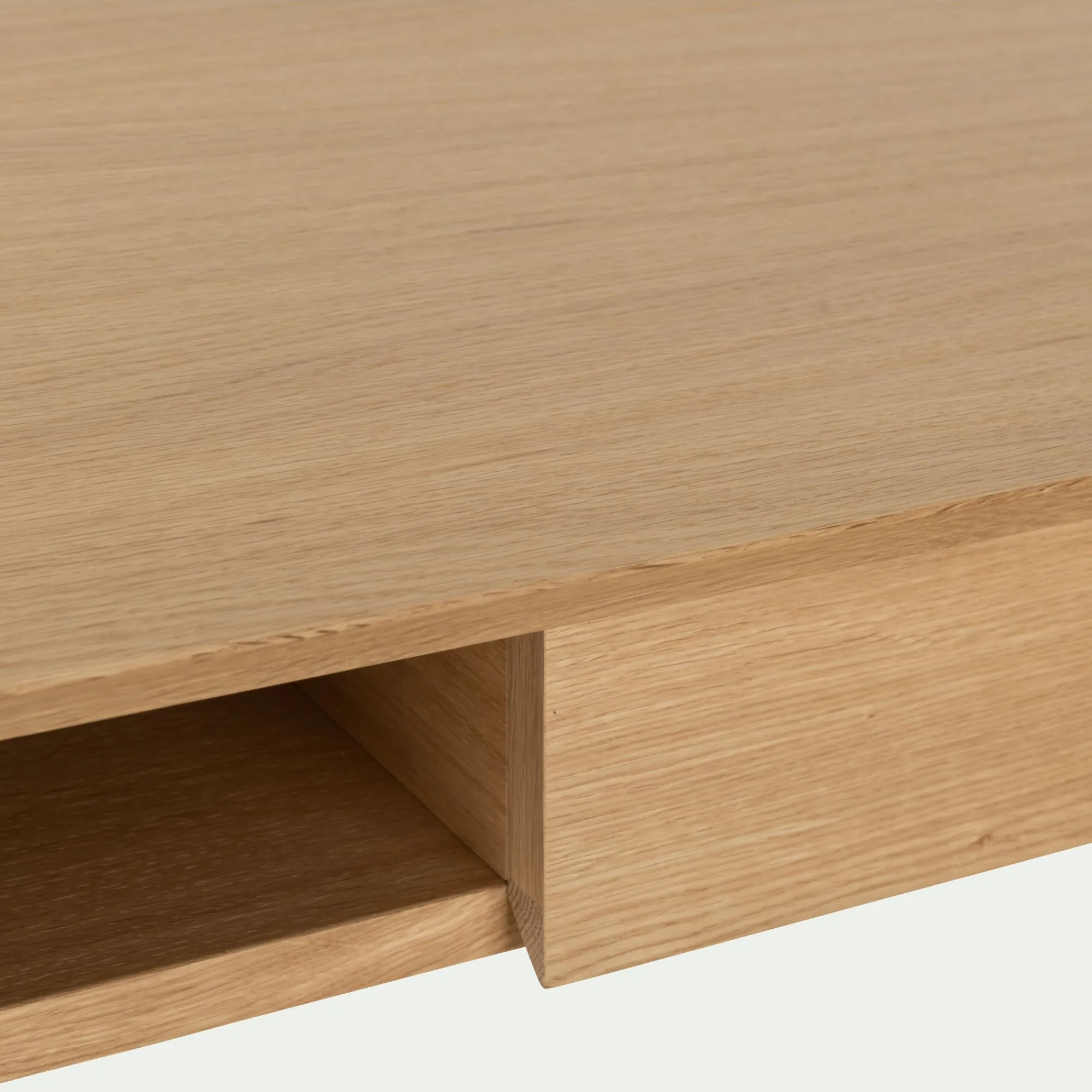 alinea Bureau*Bureau avec tiroir en bois L140cm - Bois clair