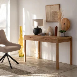 alinea Bureau*Bureau en acacia L120cm - Bois clair