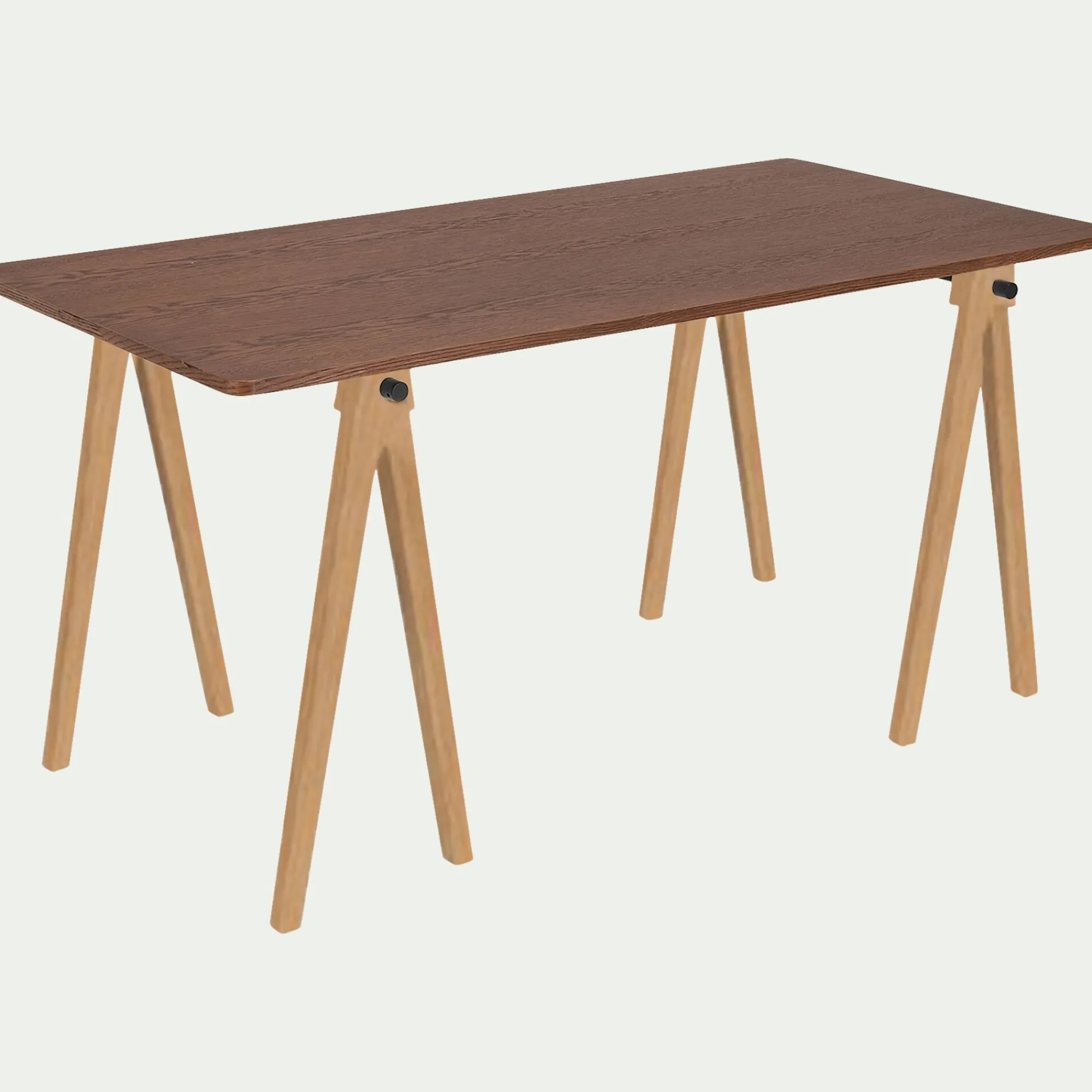 alinea Bureau*Bureau en bois - naturel Bois foncé