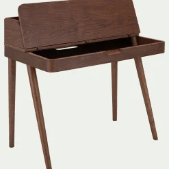 alinea Bureau*Bureau en chêne teinté avec plateau relevable - Bois foncé