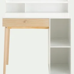 alinea Bureau Enfant|Armoire Enfant*Bureau enfant avec rangement en bois - Blanc