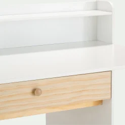 alinea Bureau Enfant|Armoire Enfant*Bureau enfant avec rangement en bois - Blanc