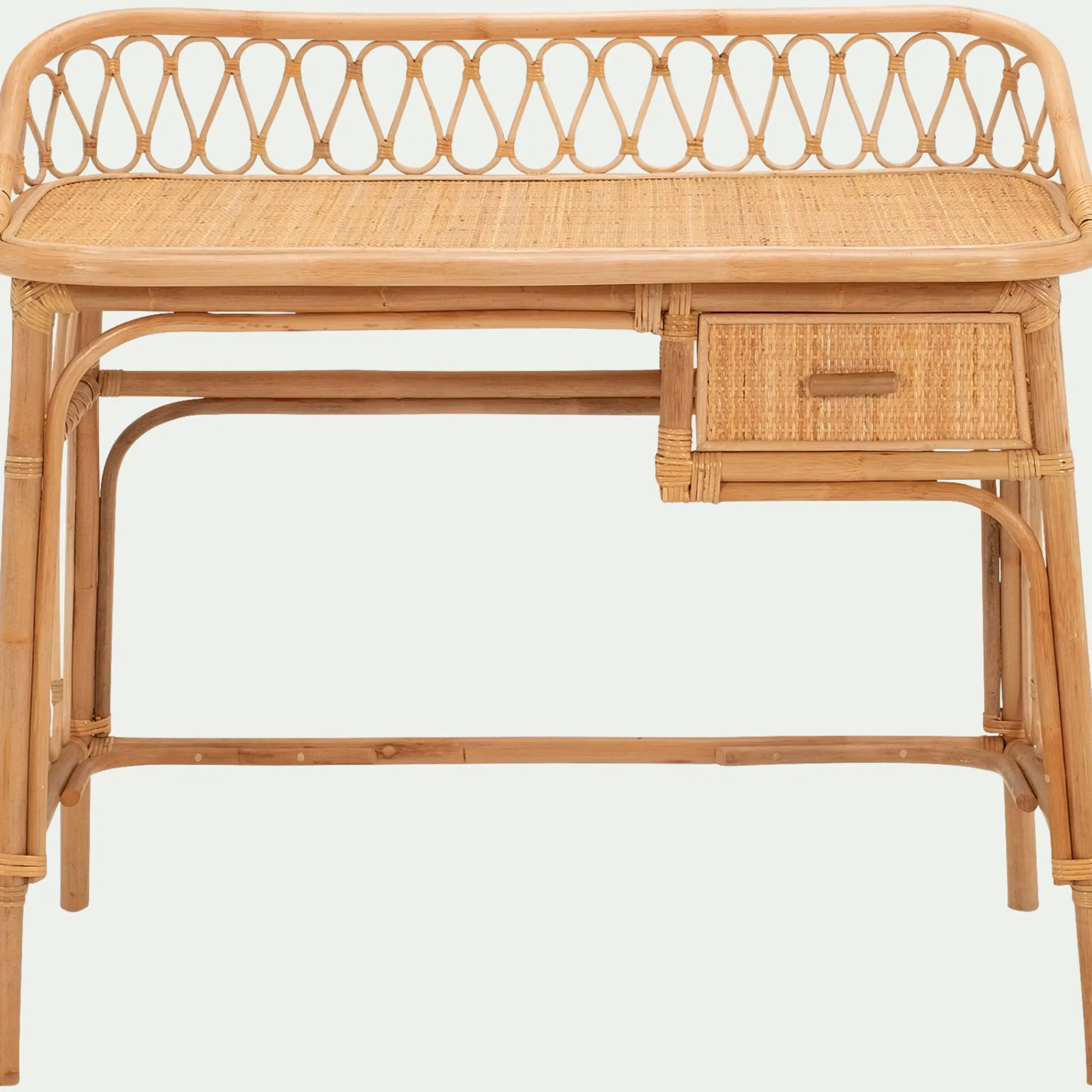 alinea Bureau Enfant|Armoire Enfant*Bureau enfant en rotin - Naturel