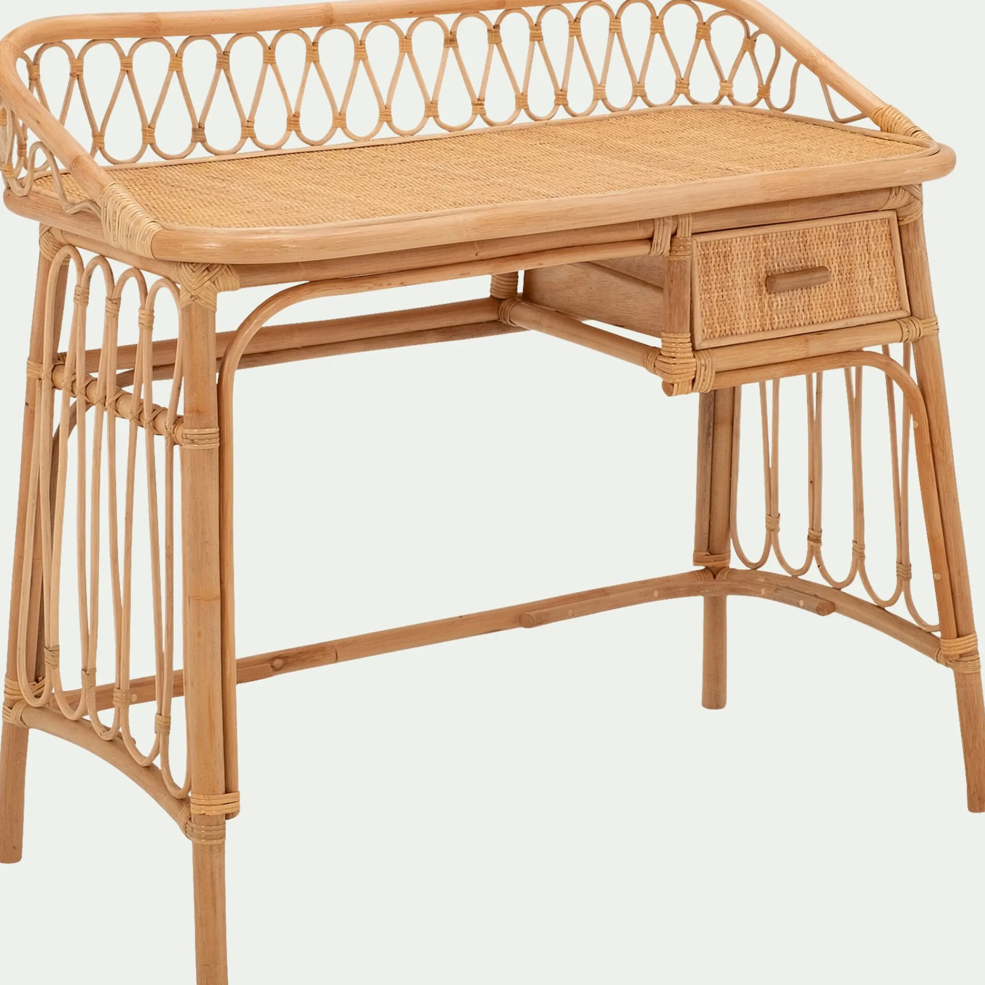 alinea Bureau Enfant|Armoire Enfant*Bureau enfant en rotin - Naturel