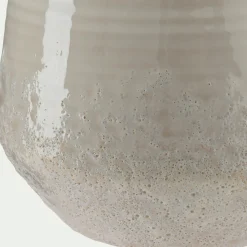 alinea Pot De Fleur*Cache-pot en céramique D14xH12,5cm - Beige