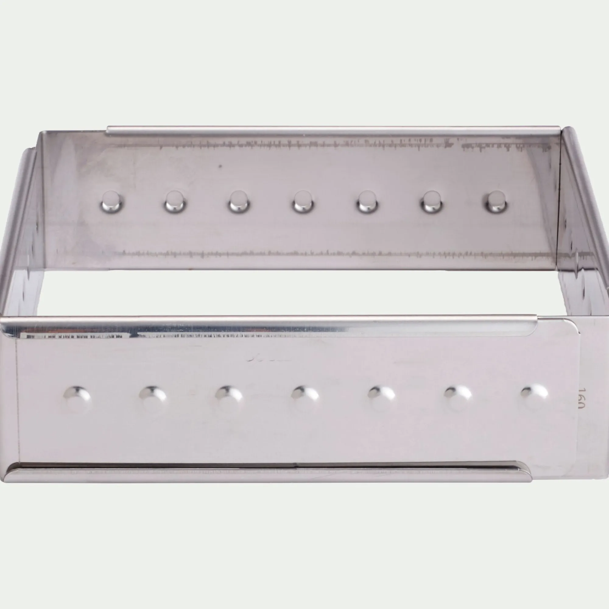 alinea Emporte-Pièce Et Cercle À Pâtisserie|Moule À Gâteau*Cadre à opéra réglable en inox L16cm à L28cm - Argenté