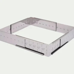 alinea Emporte-Pièce Et Cercle À Pâtisserie|Moule À Gâteau*Cadre à opéra réglable en inox L16cm à L28cm - Argenté
