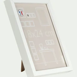 alinea Cadre Photo*Cadre photo en bois 18x24cm - Blanc