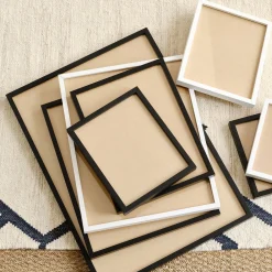 alinea Cadre Photo*Cadre photo en bois 18x24cm - Blanc