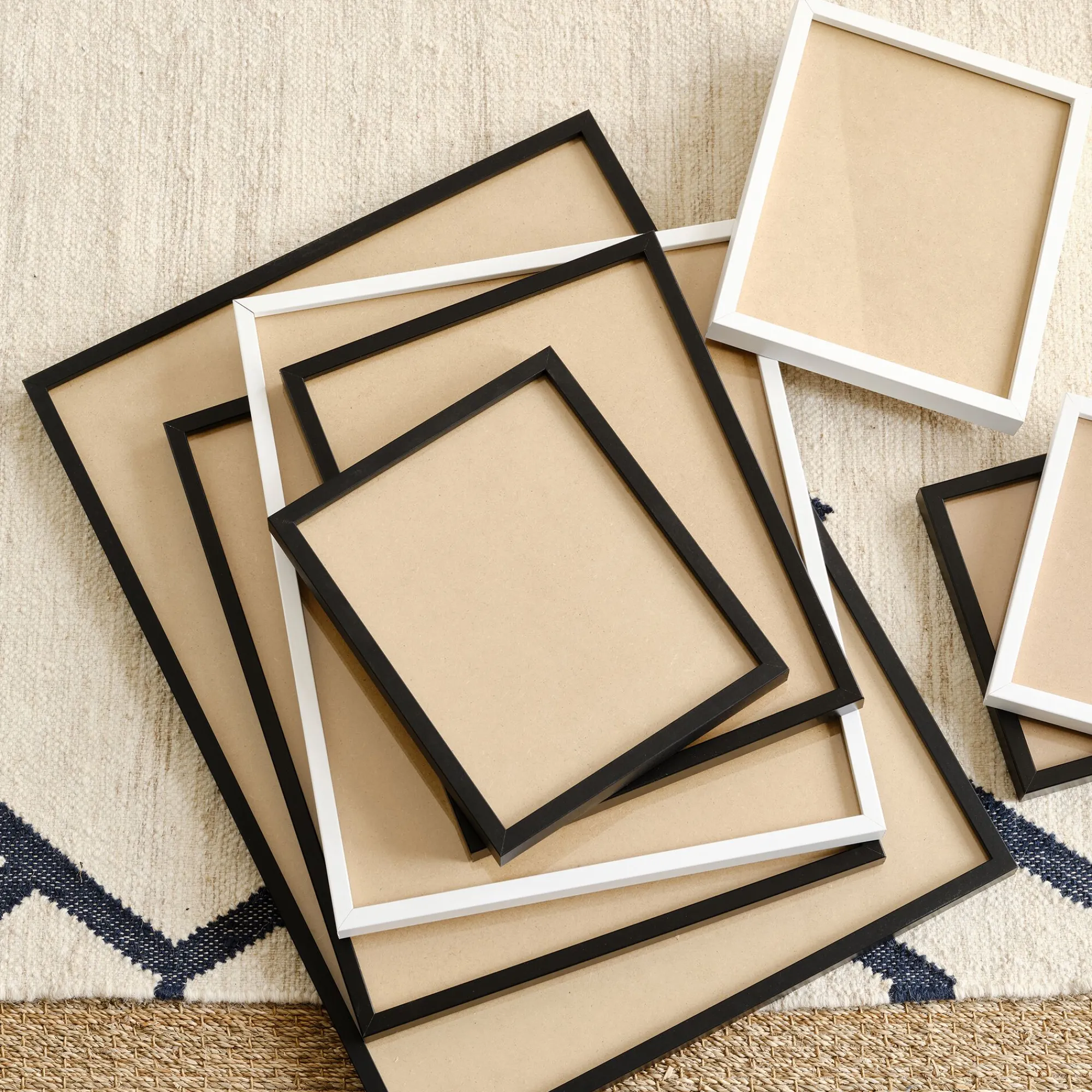alinea Cadre Photo*Cadre photo en bois 18x24cm - Blanc