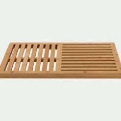 alinea Tapis De Bain|Accessoire De Salle De Bain*Caillebotis de douche en bambou 56x36cm - Naturel