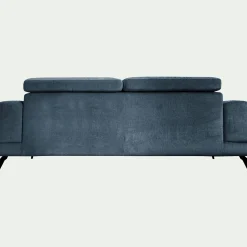 alinea Canapé 4 Places*Canapé 4 places avance recule en tissu doux - Bleu