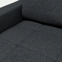alinea Canapé 3 Places|Canapé Convertible*Canapé 3 places convertible avec matelas Bultex en pop avec accoudoirs 15cm - anthracite Gris