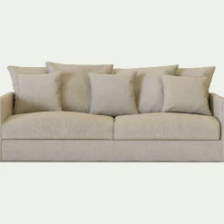 alinea Canapé 4 Places*Canapé 4 places convertible en tissu - alpilles Beige