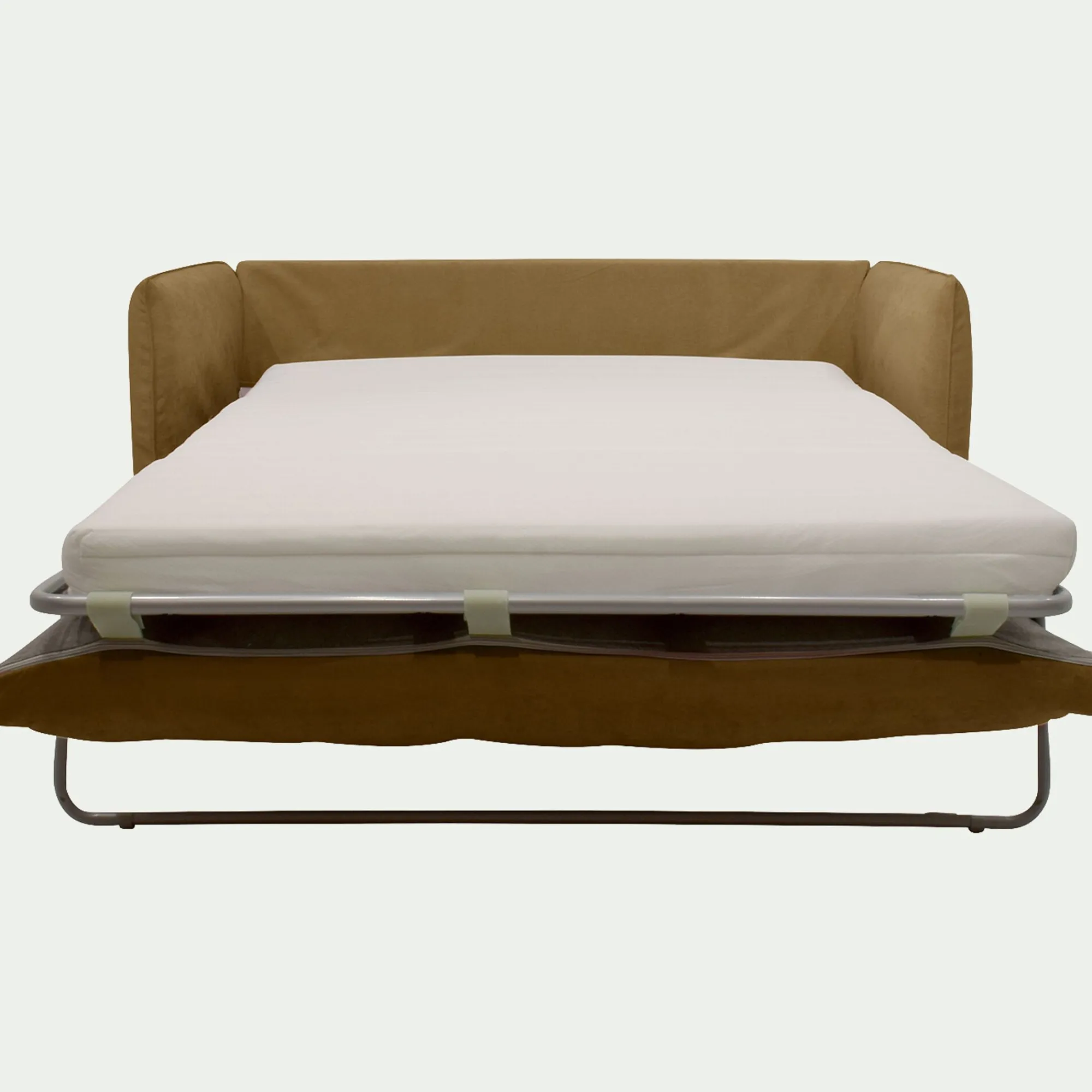 alinea Canapé 2 Places*Canapé 2 places convertible en tissu wind - bronze Marron