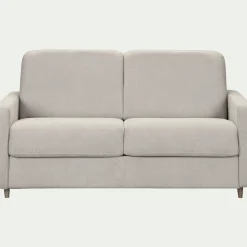 alinea Canapé 3 Places*Canapé 3 places convertible en tissu Sogno densité 35kg/m3 - Beige roucas