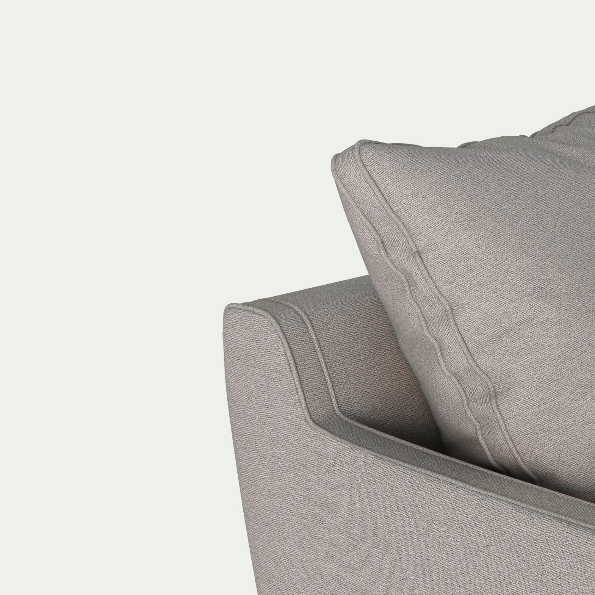 alinea Canapé 4 Places*Canapé 4 places convertible en tissu - borie Gris