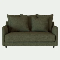 alinea Canapé En Tissu|Canapé Convertible*Canapé 2 places conible en tissu - cèdre Vert
