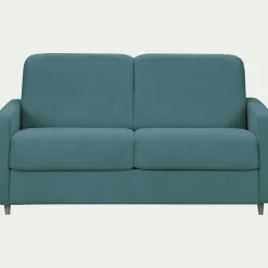 alinea Canapé 3 Places*Canapé 3 places convertible en tissu Stella densité 25kg/m3 - Bleu
