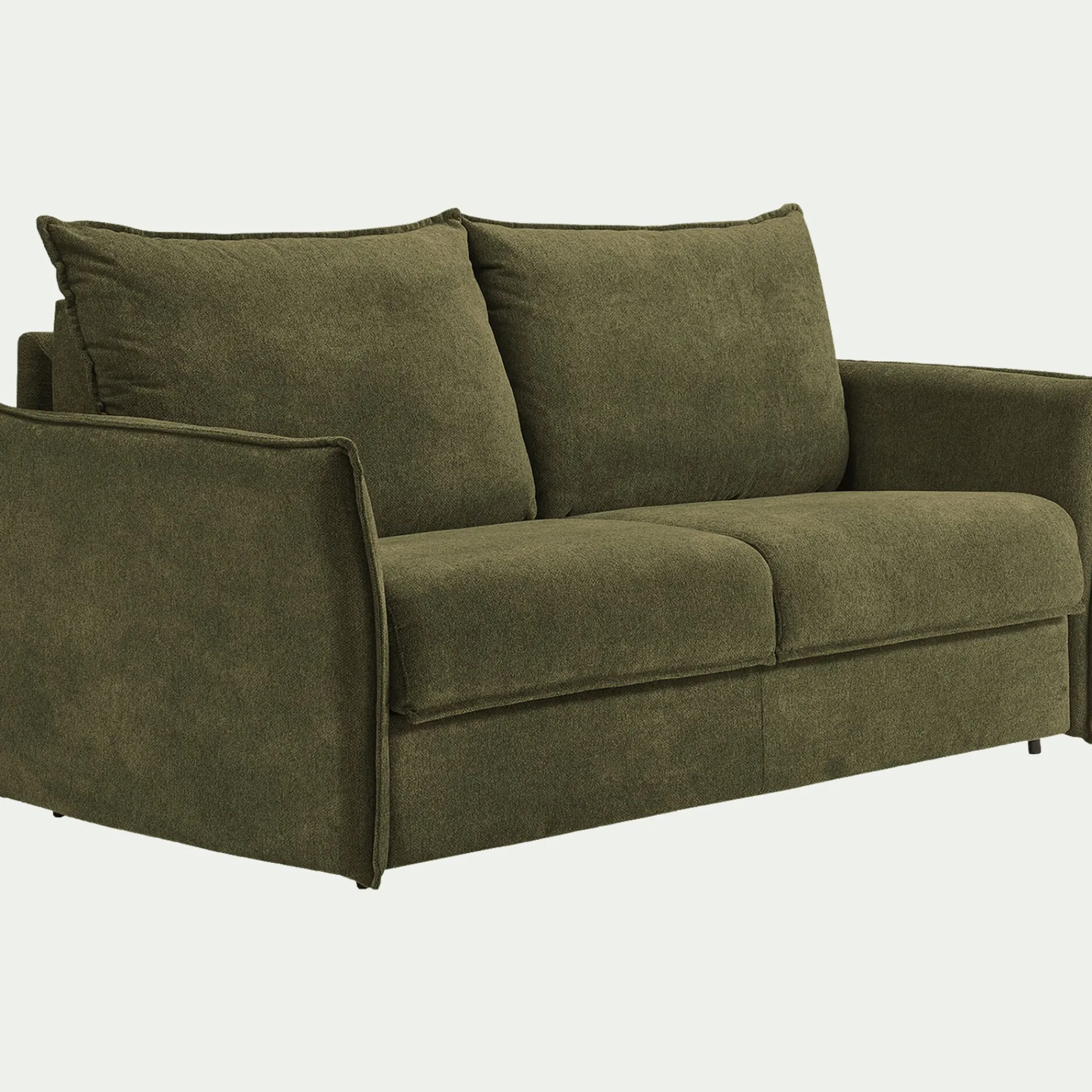 alinea Canapé 3 Places|Canapé Convertible*Canapé 3 places conible avec matelas en tissu densité 35kg/m3 - cèdre Vert