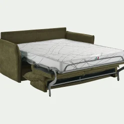 alinea Canapé 3 Places|Canapé Convertible*Canapé 3 places conible avec matelas en tissu densité 35kg/m3 - cèdre Vert