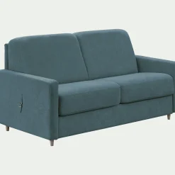 alinea Canapé 3 Places*Canapé 3 places convertible en tissu Sogno densité 35kg/m3 - Bleu