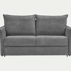alinea Canapé 3 Places*Canapé 3 places convertible en tissu avec matelas densité 35kg/m3 - restanque Gris