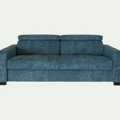 alinea Canapé 3 Places|Canapé Fixe*Canapé 3 places fixe en tissu Genesis avec accoudoirs 20cm - figuerolles Bleu