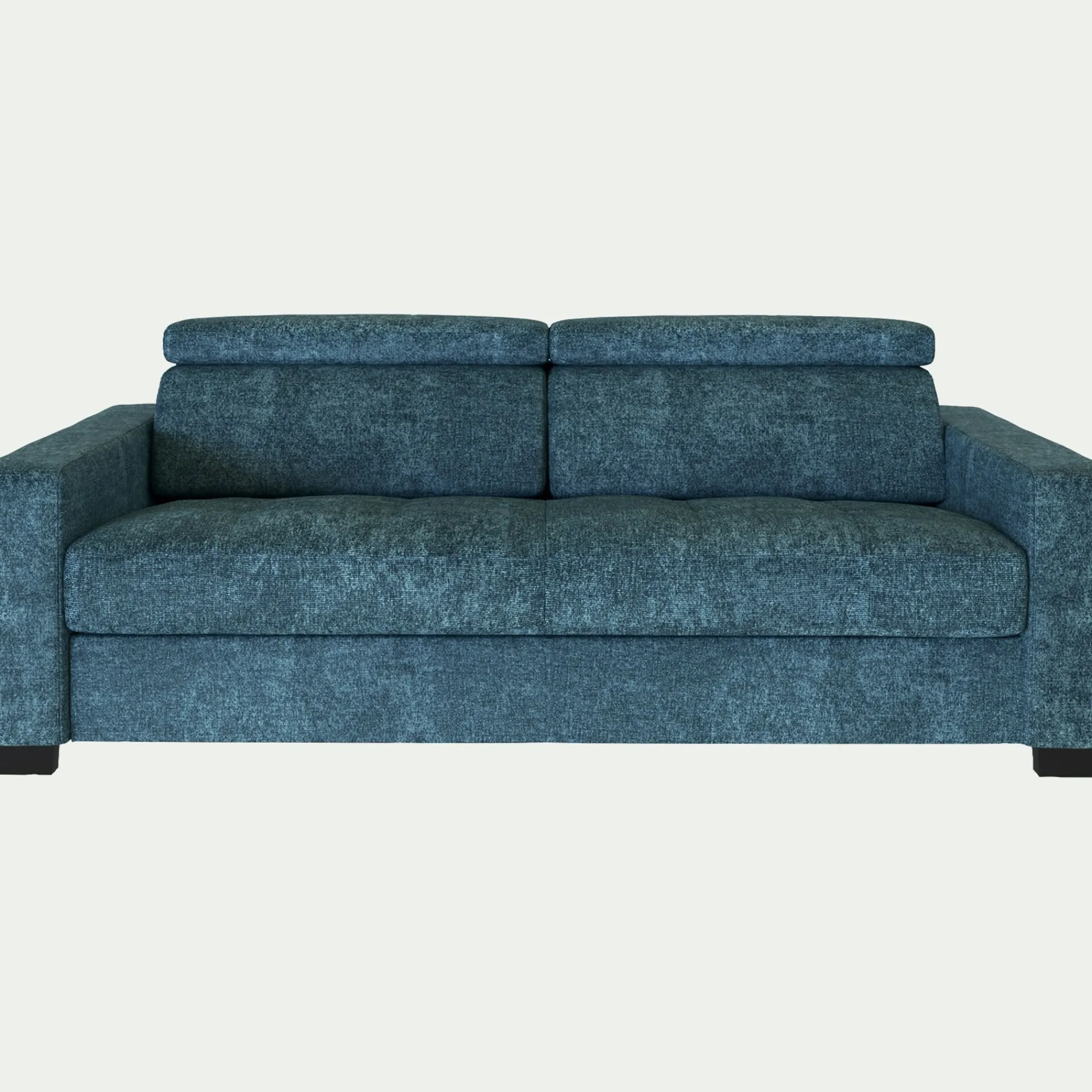 alinea Canapé 3 Places|Canapé Fixe*Canapé 3 places fixe en tissu Genesis avec accoudoirs 20cm - figuerolles Bleu